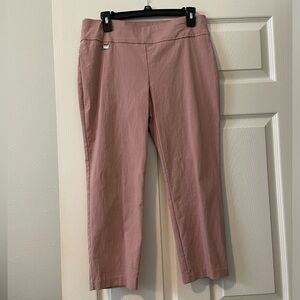 Macy’s Alfani brand Pull-on Capri Pants - Dusty Rose - LIKE NEW
